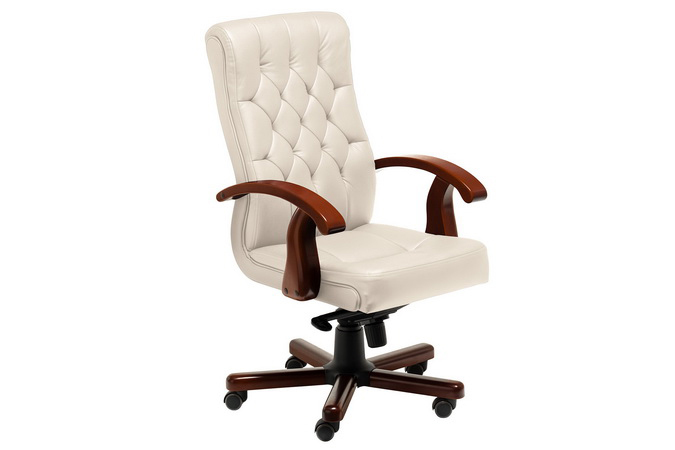Кресло для руководителя с низкой спинкой Darwin B (beige)