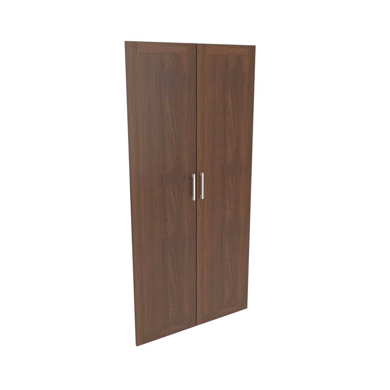 Наполнение двухстворчатого шкафа с деревянными дверьми и вешалкой Lion 25552