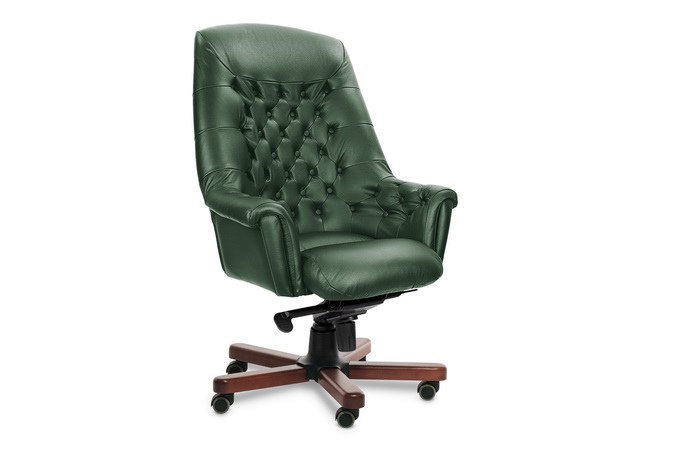 Кресло для руководителя с высокой спинкой Zurich A (green)