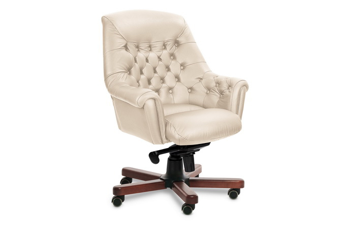 Кресло для руководителя с низкой спинкой Zurich B (beige)