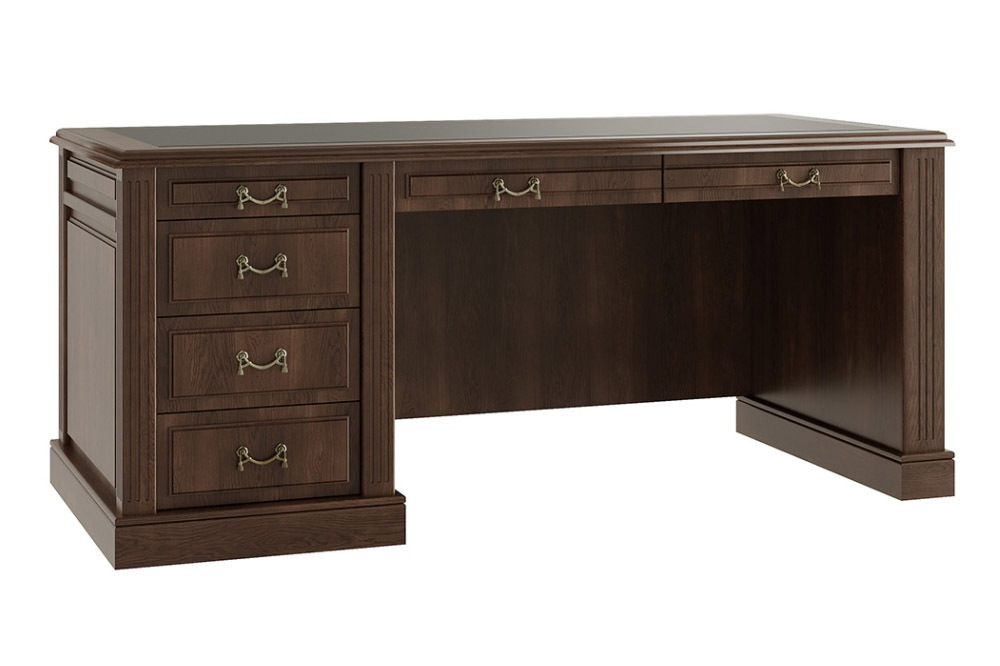 МИНИСТРИ Стол письменный Ministry MNS2910304 (шпон дуба) цвет дуб шоколад