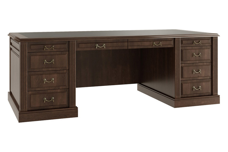 МИНИСТРИ Стол письменный Ministry MNS2910504 (шпон дуба) цвет дуб шоколад